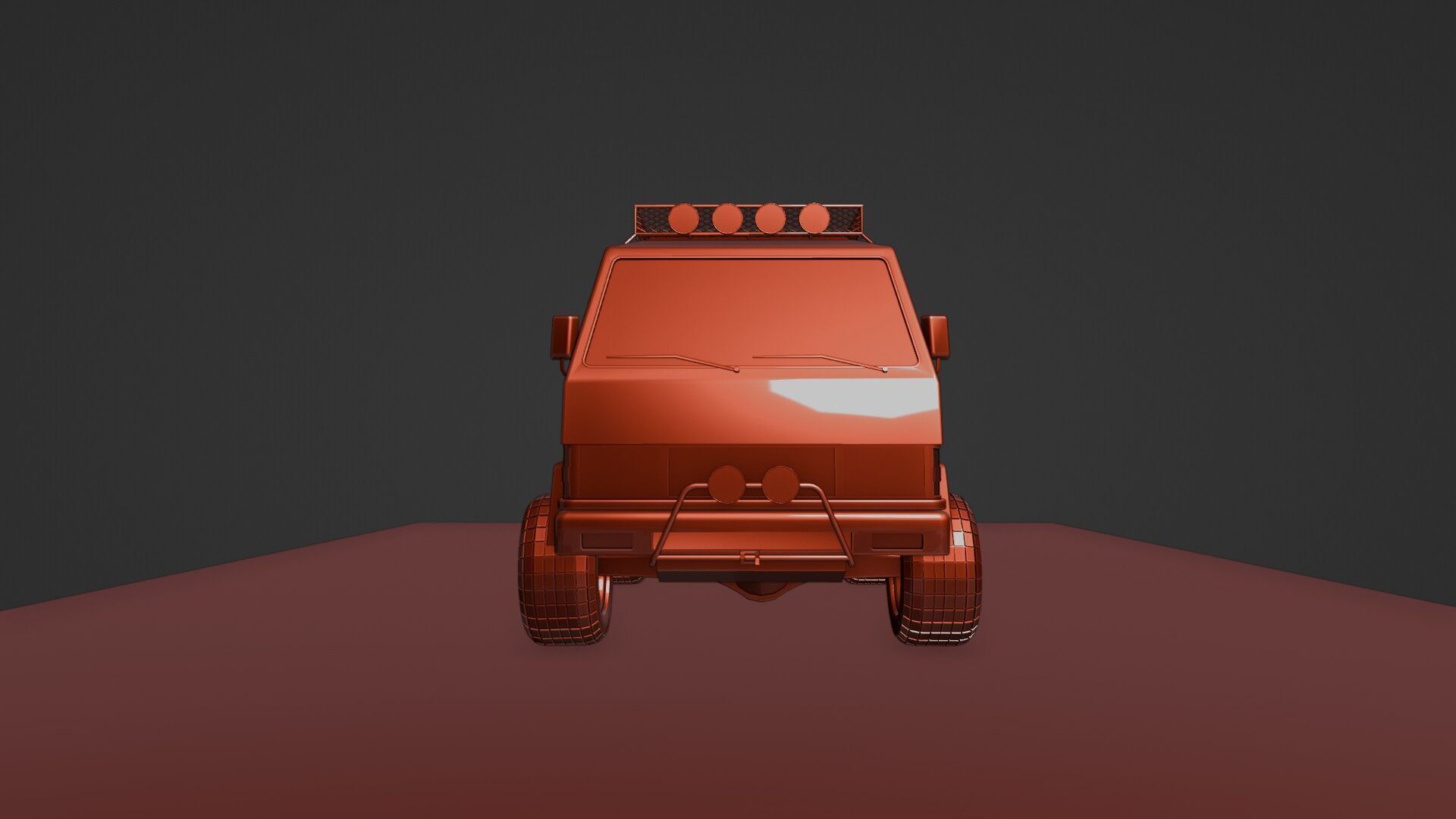 4 X 4 van 3D model_24