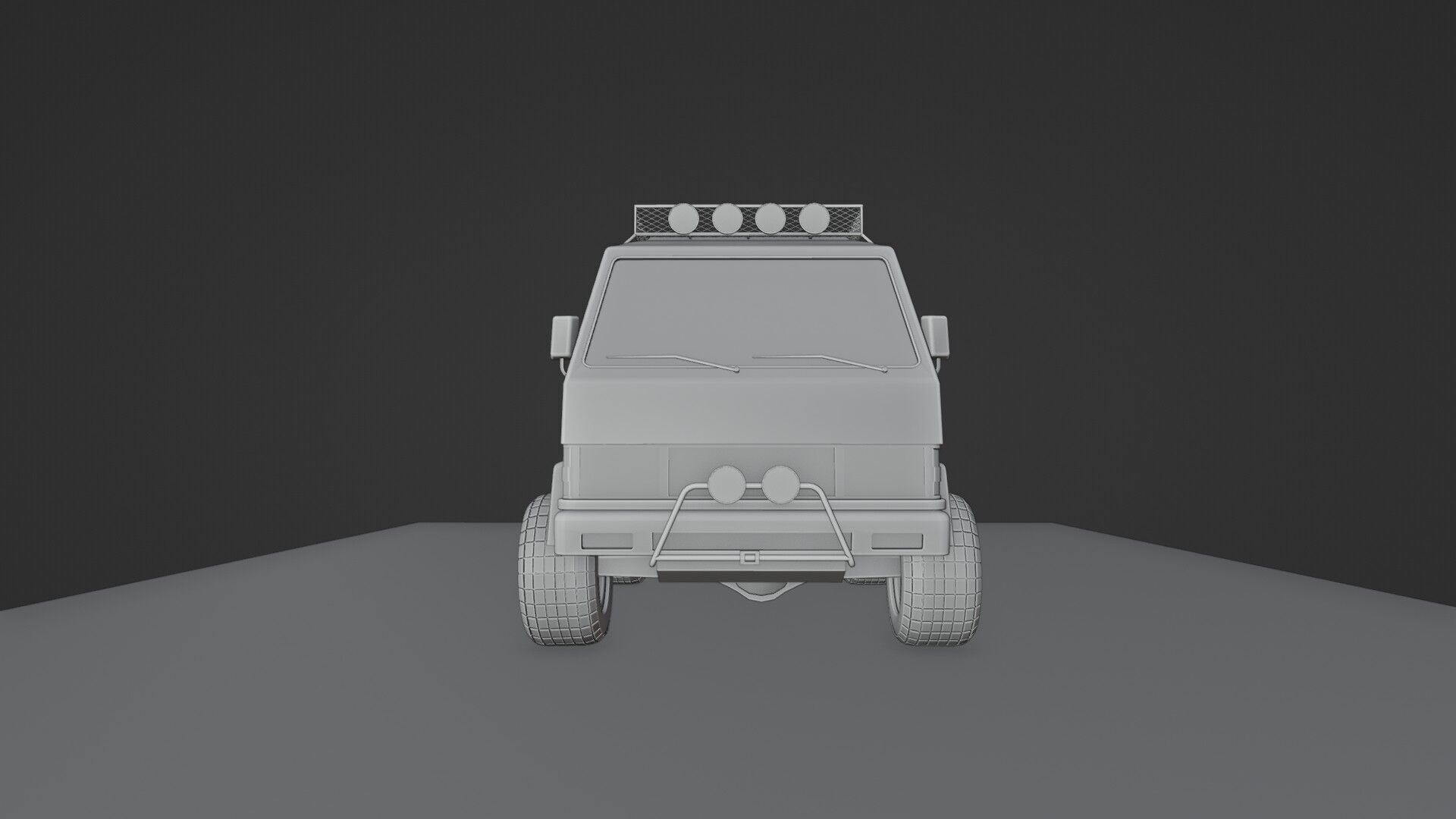 4 X 4 van 3D model_9