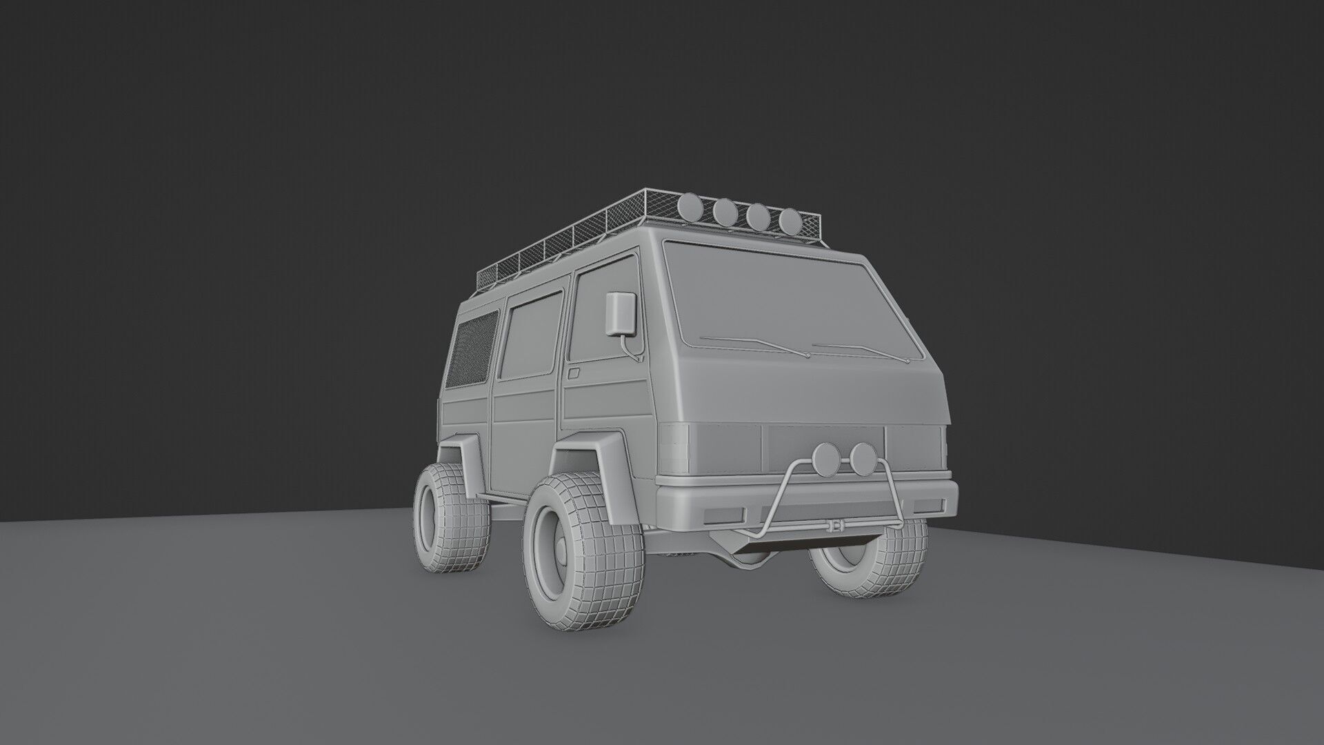 4 X 4 van 3D model_5