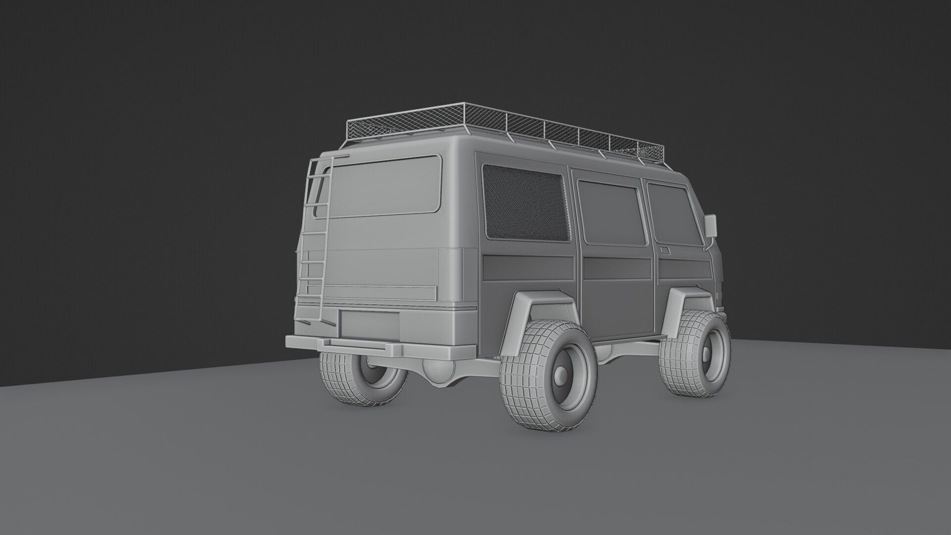 4 X 4 van 3D model_7