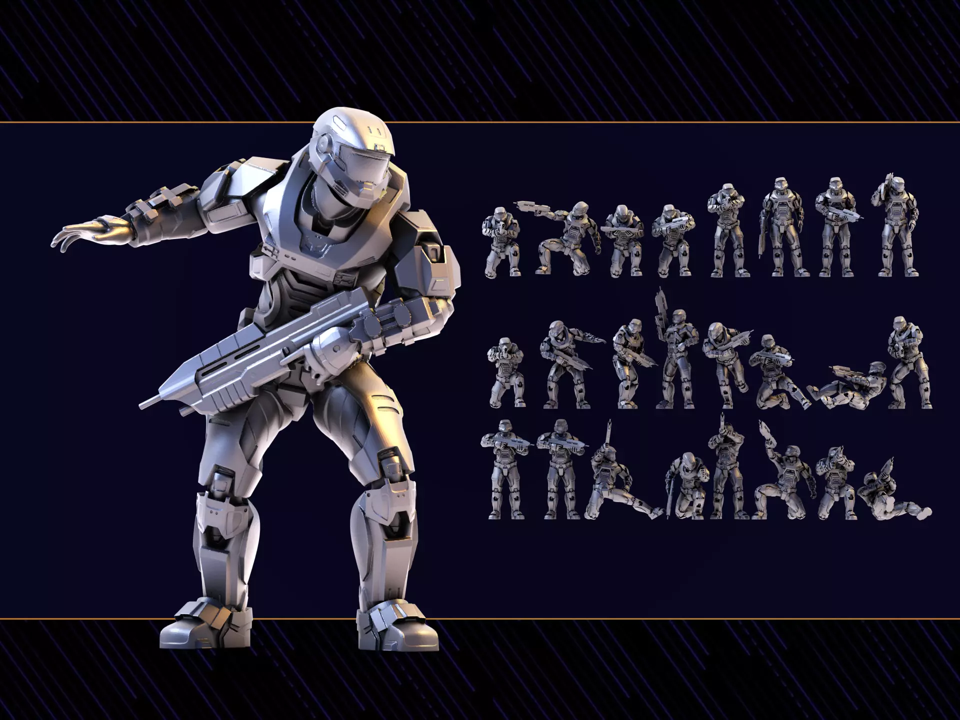 Halo Spartan IV 3D print model