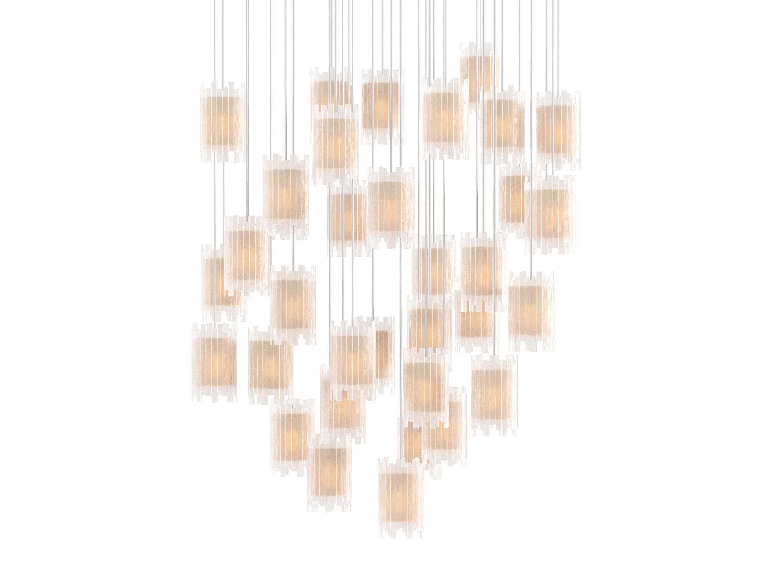 Gianna Round Chandelier 3D model_5
