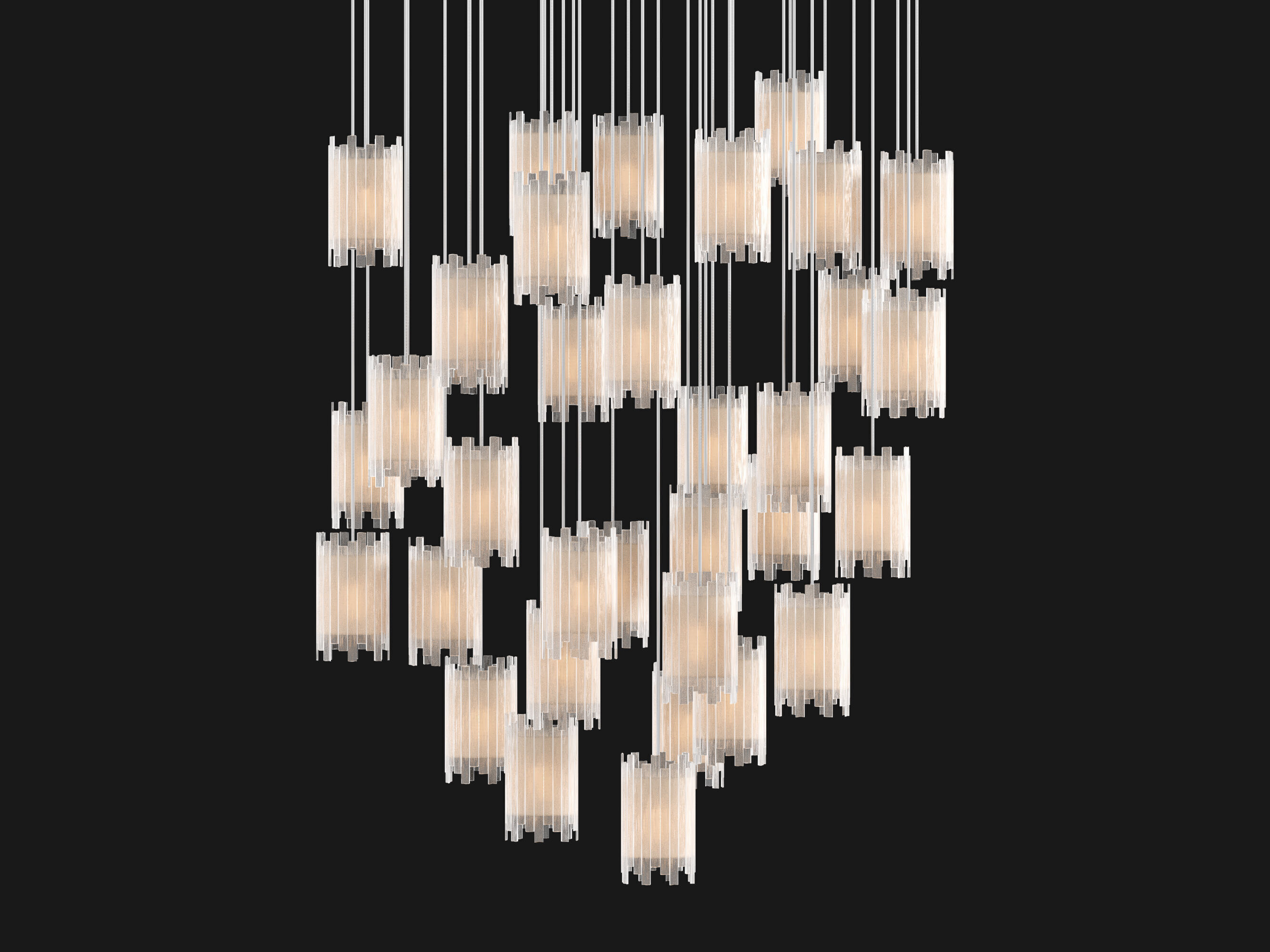 Gianna Round Chandelier 3D model_3