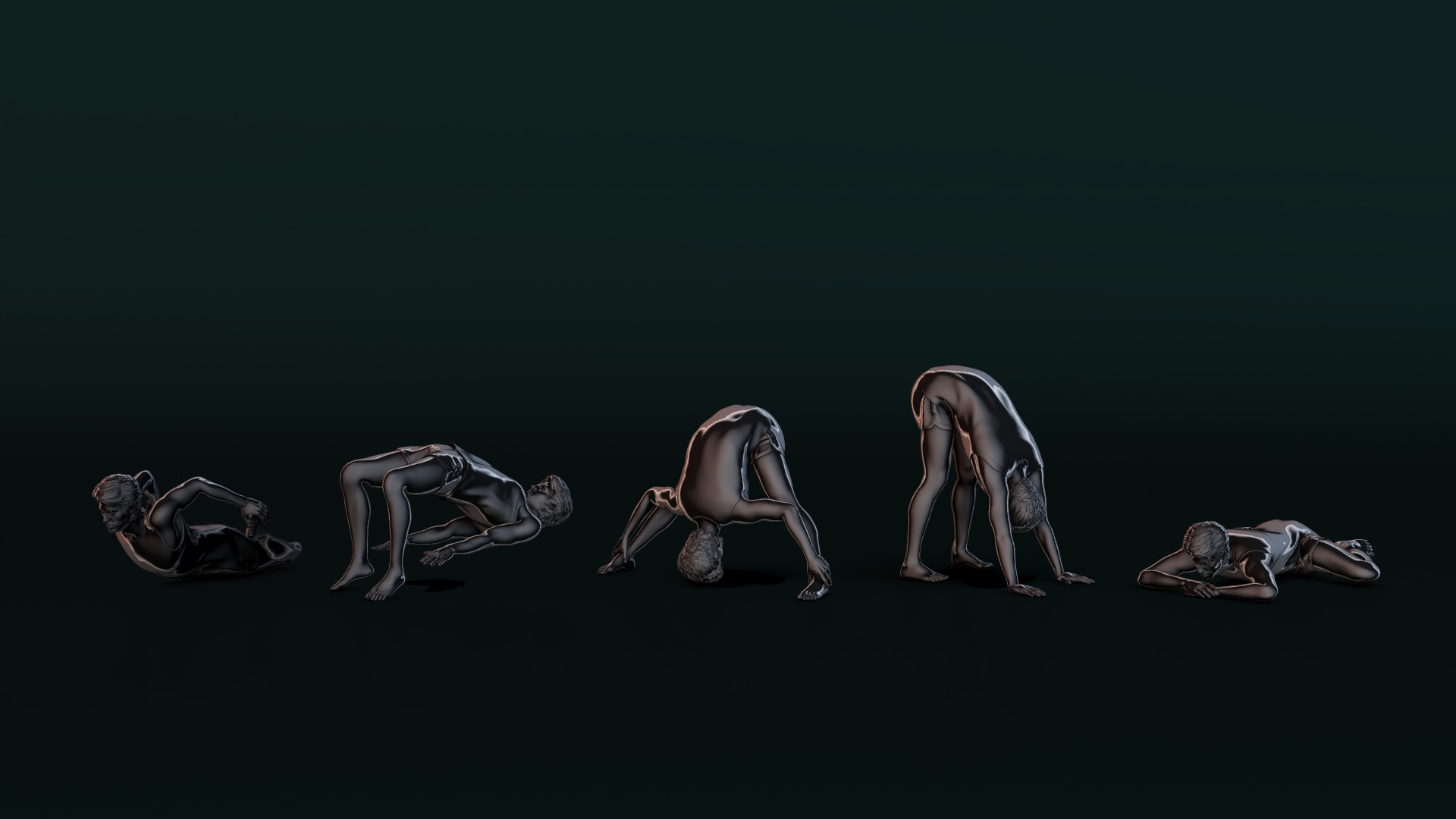 Yoga Man 01 3D model_10
