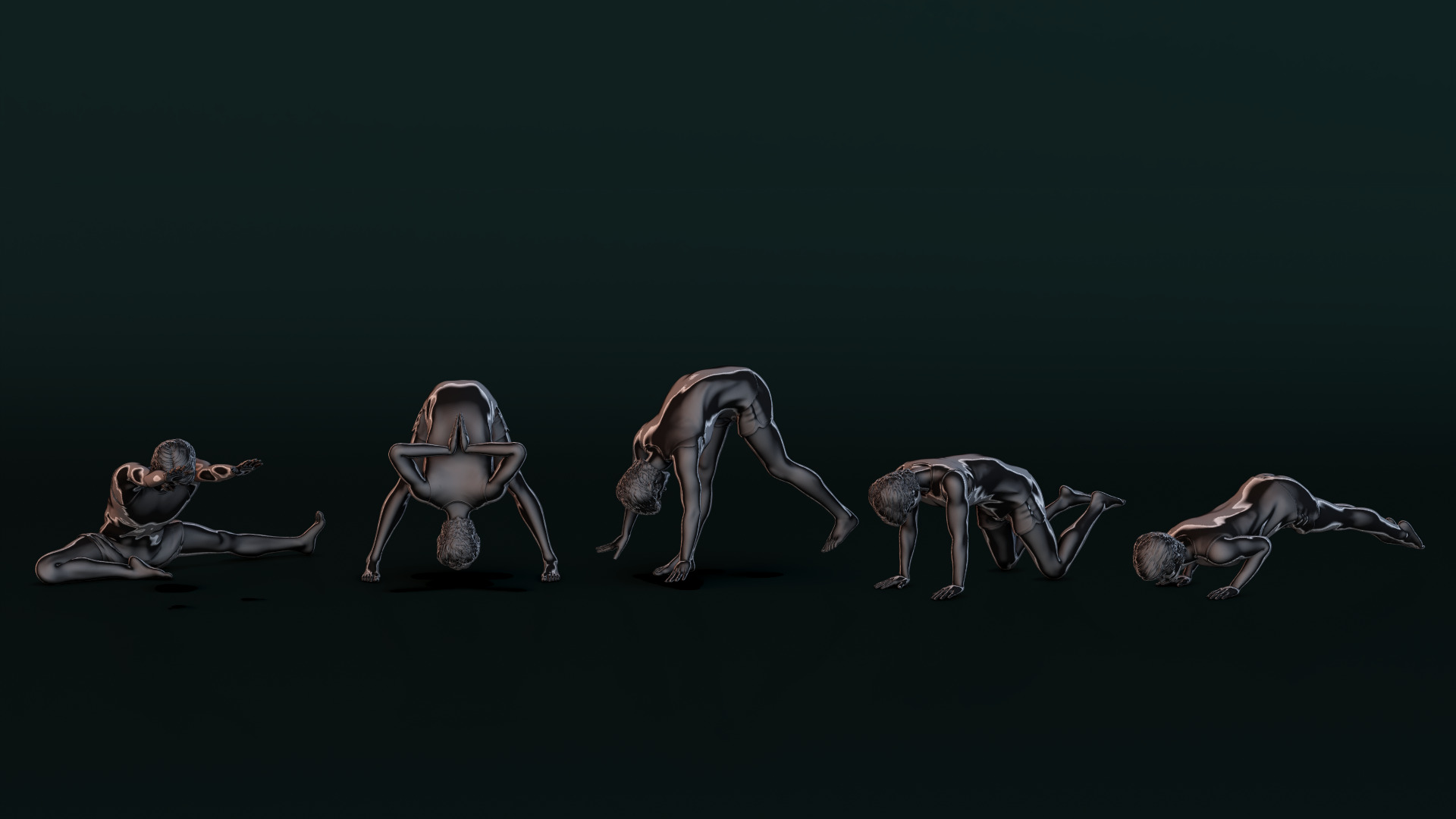 Yoga Man 01 3D model_6