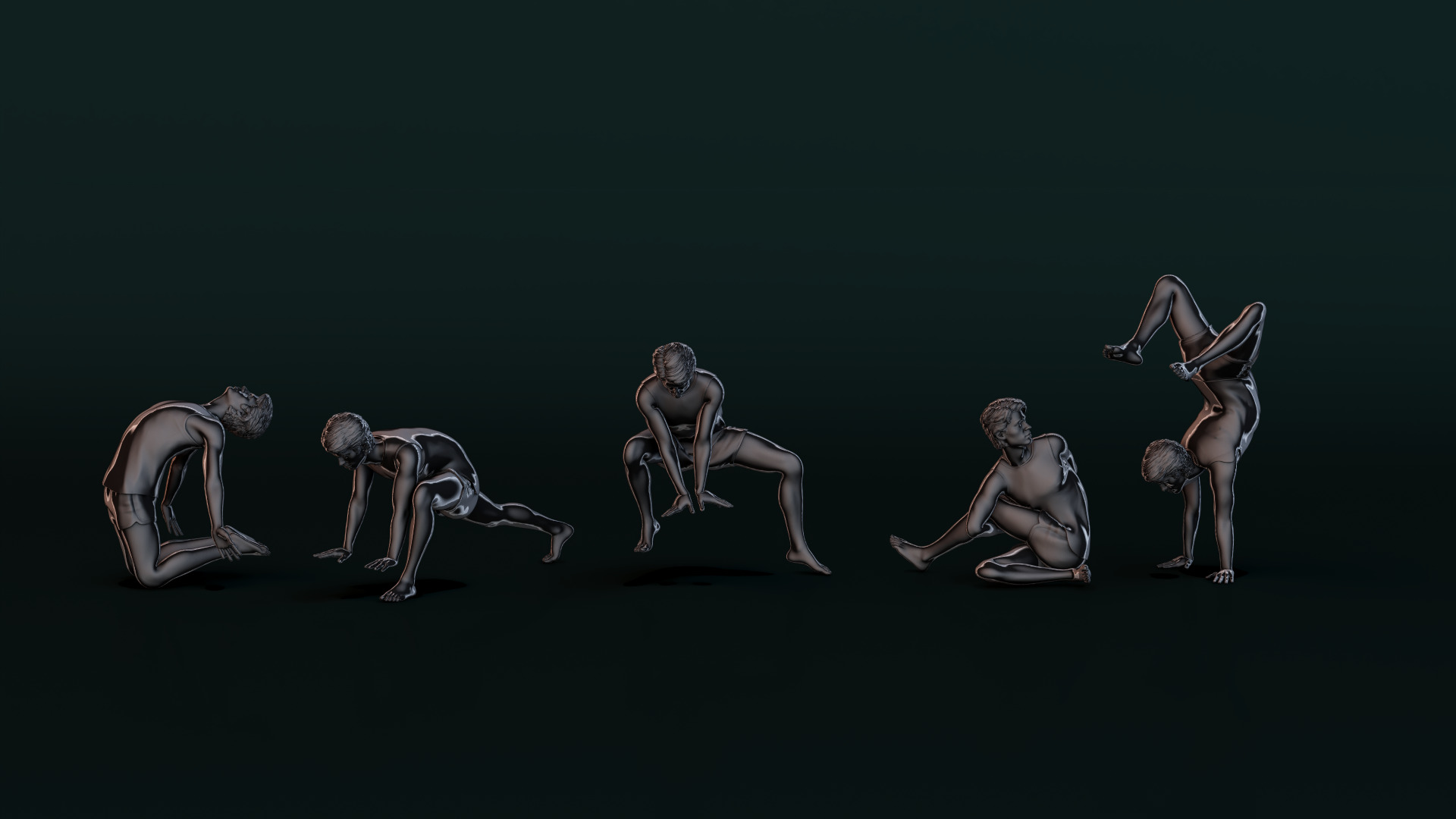 Yoga Man 01 3D model_4