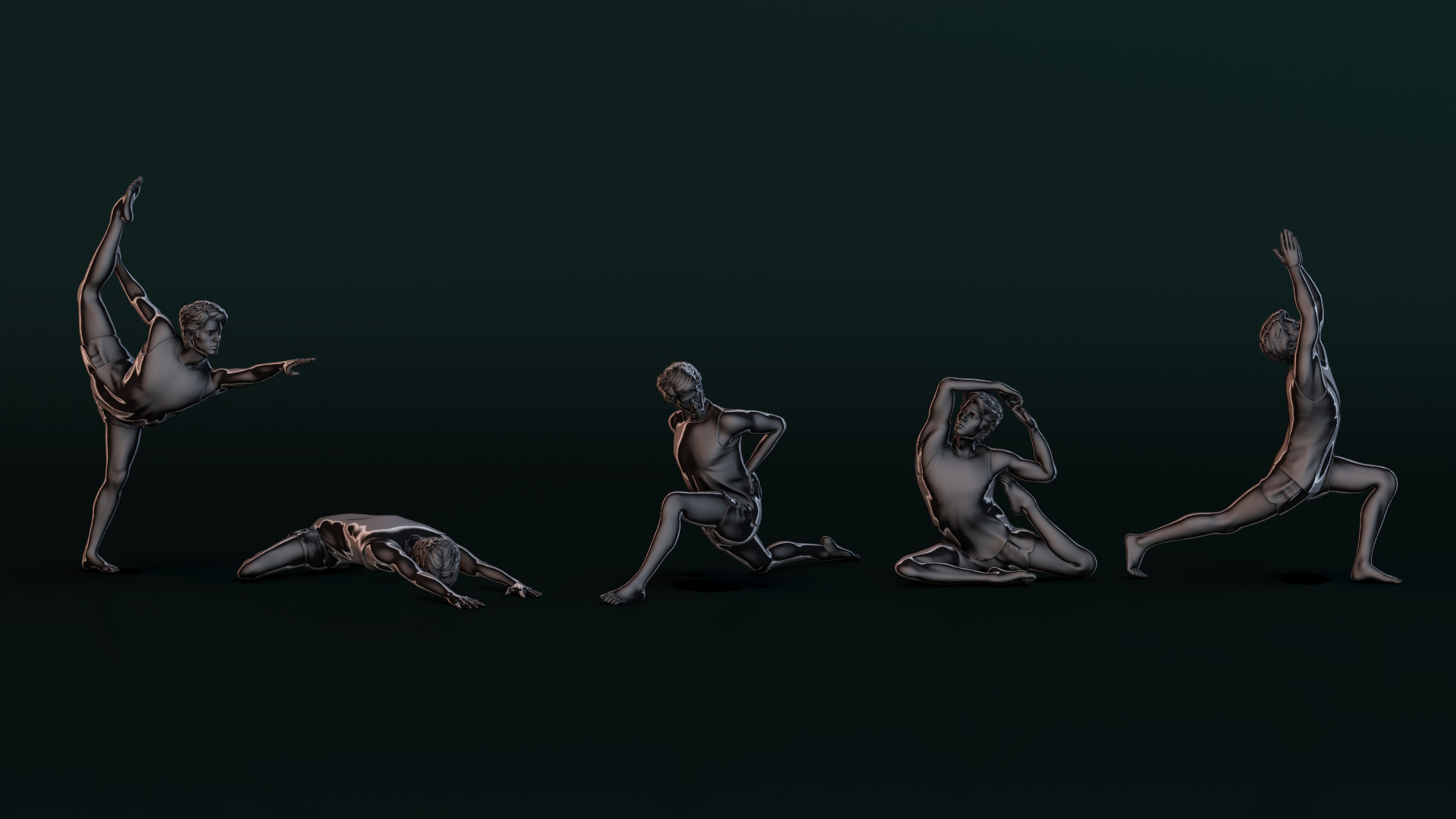 Yoga Man 02 3D model_8