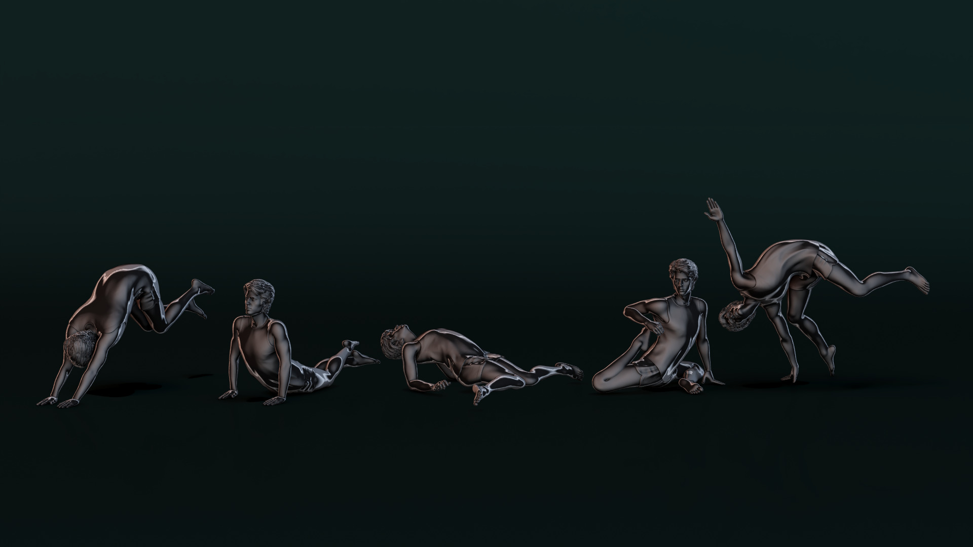 Yoga Man 02 3D model_3