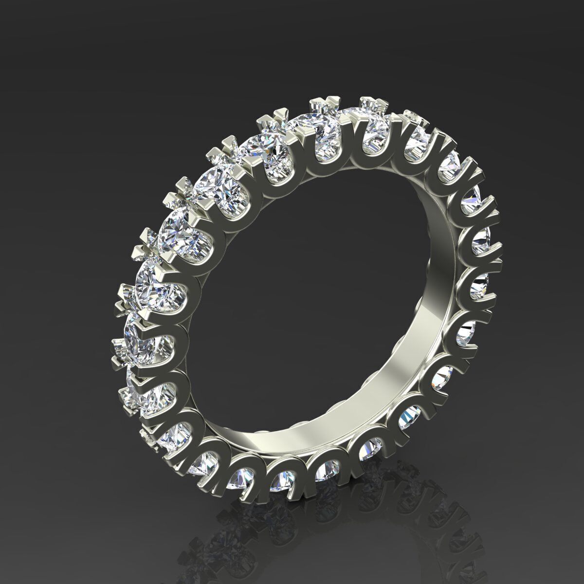 Band Ring 3D print model_1