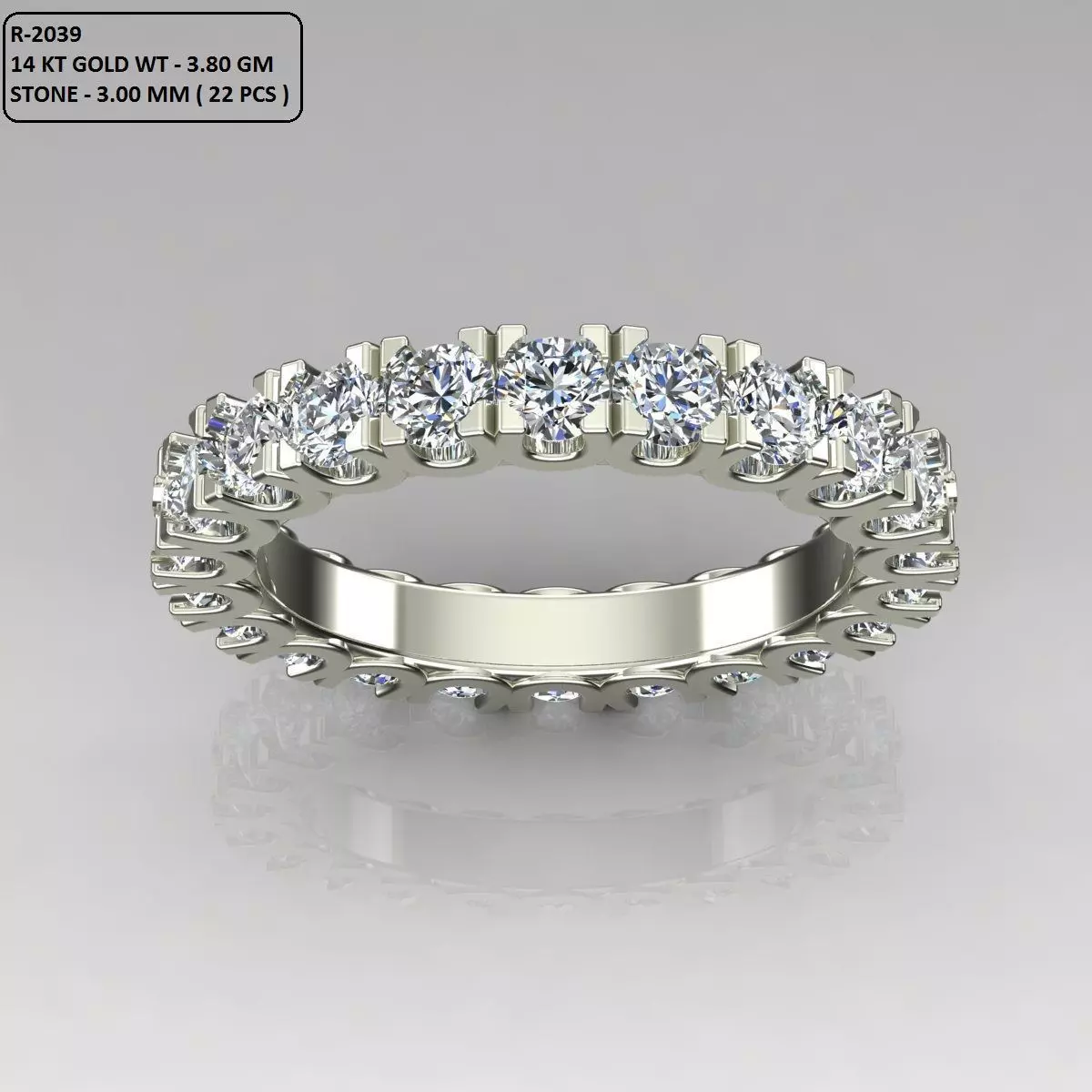 Band Ring 3D print model_0