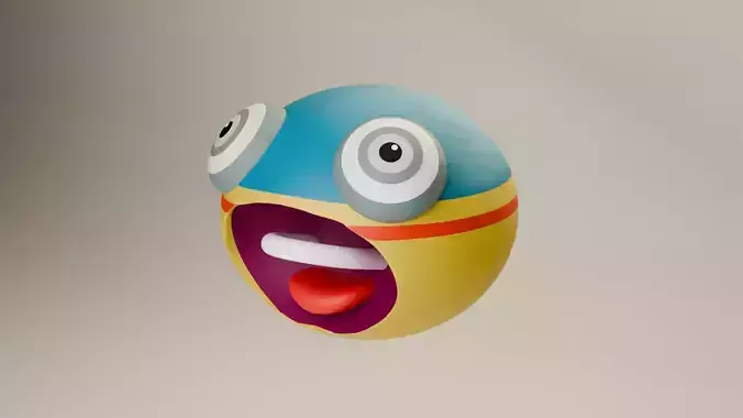 sphere cartoon character 