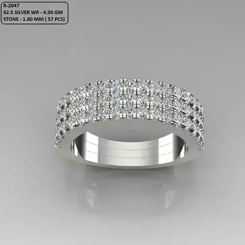 Band Ring 3D print model