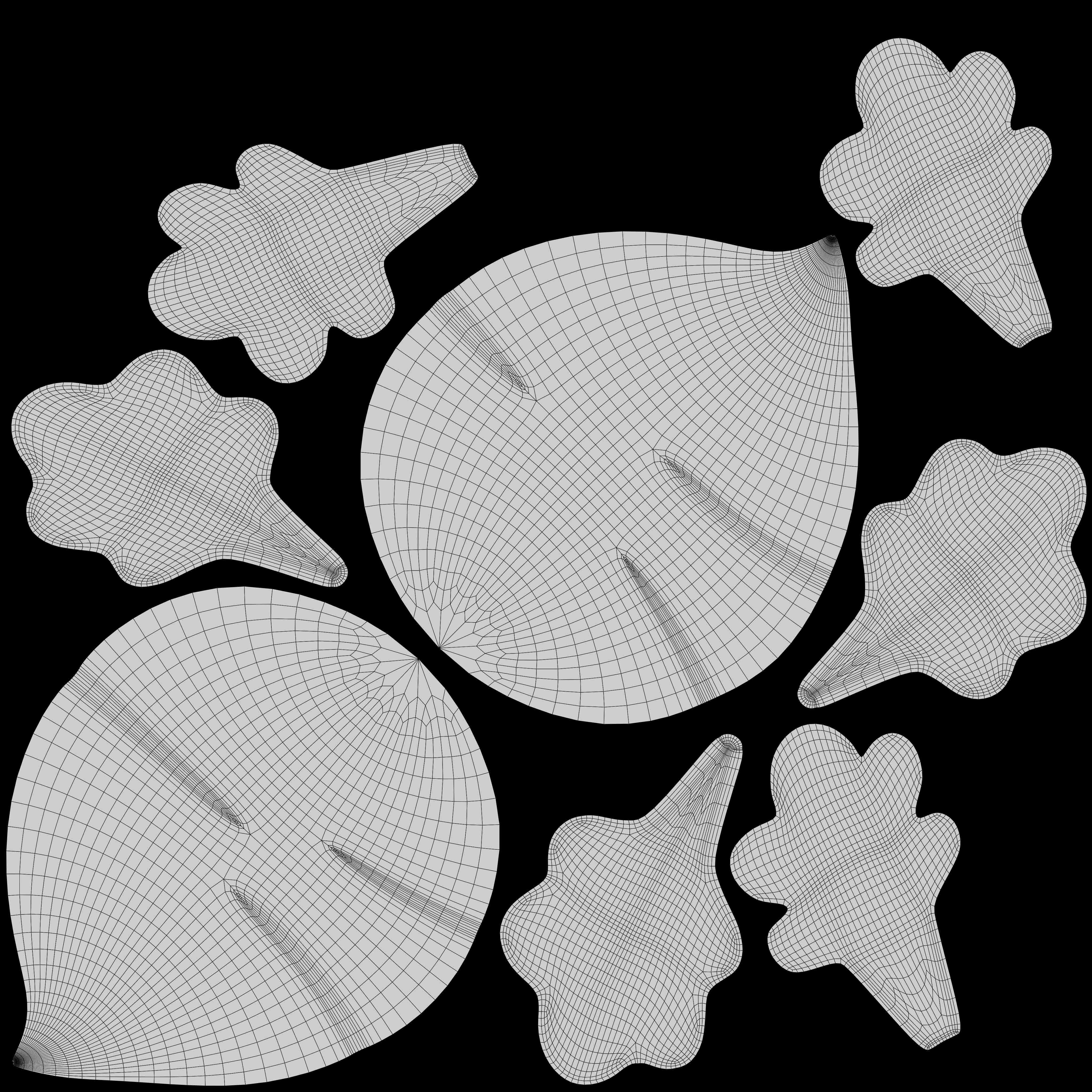 Stylized Beetroot 3D model_7