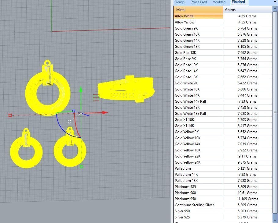 Tifani mini set 3D print model_8