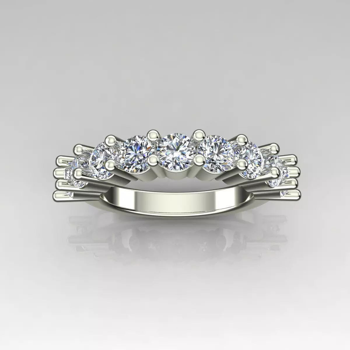 Band Ring 3D print model_0