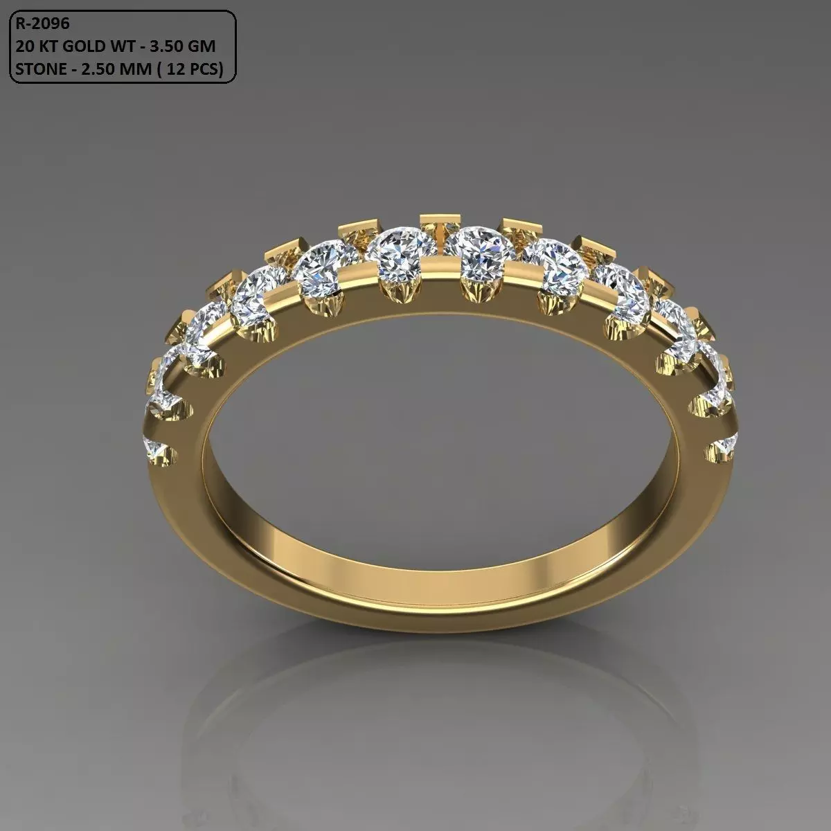 Band Ring 3D print model_0