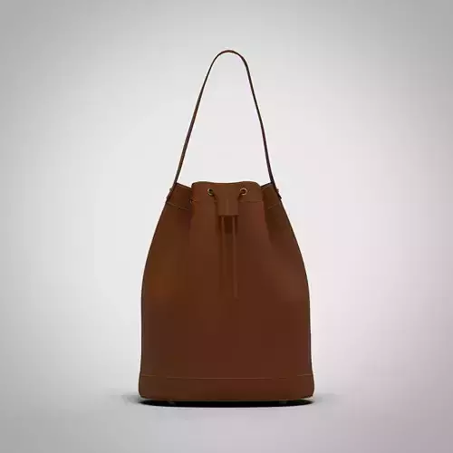 Bucket bag handbag purse Clo3d Marvelous Designer