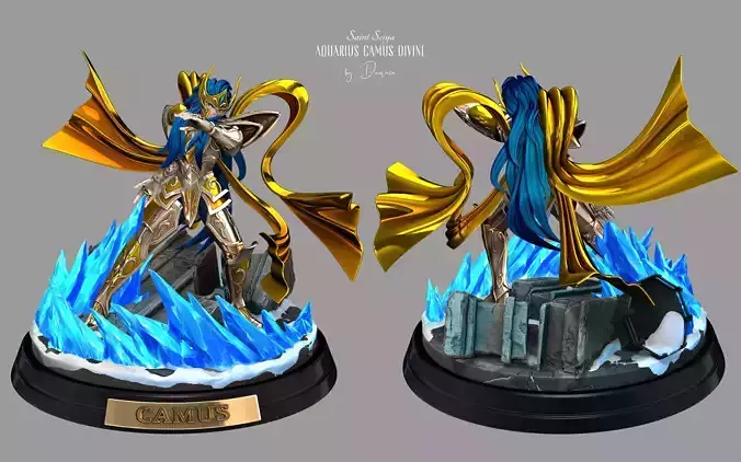 Saint Seiya - Aquarius Camus God Cloth 3D print model