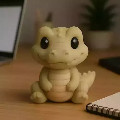 Alligator - Kawaii Animals Collection 3D print model