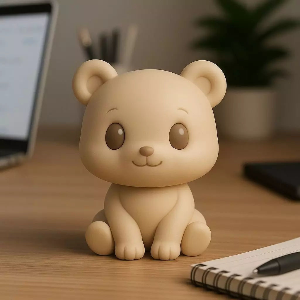 Bear - Kawaii Animals Collection 3D print model_0
