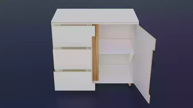 Low poly Dresser