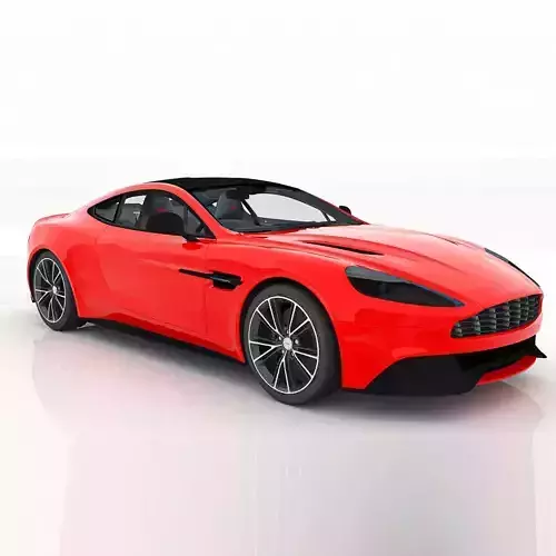 British Luxury Sports GT Car 3D Model