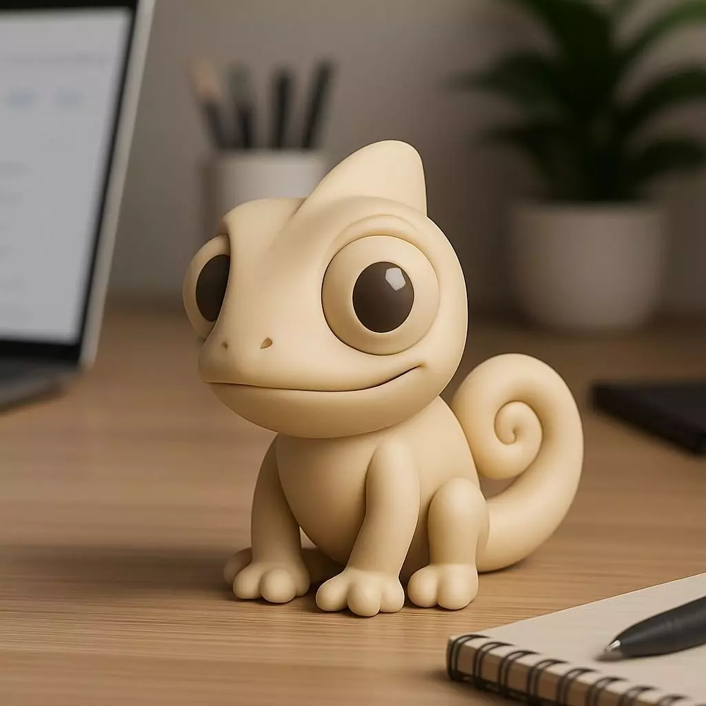 Chameleon - Kawaii Animals Collection 3D print model_0