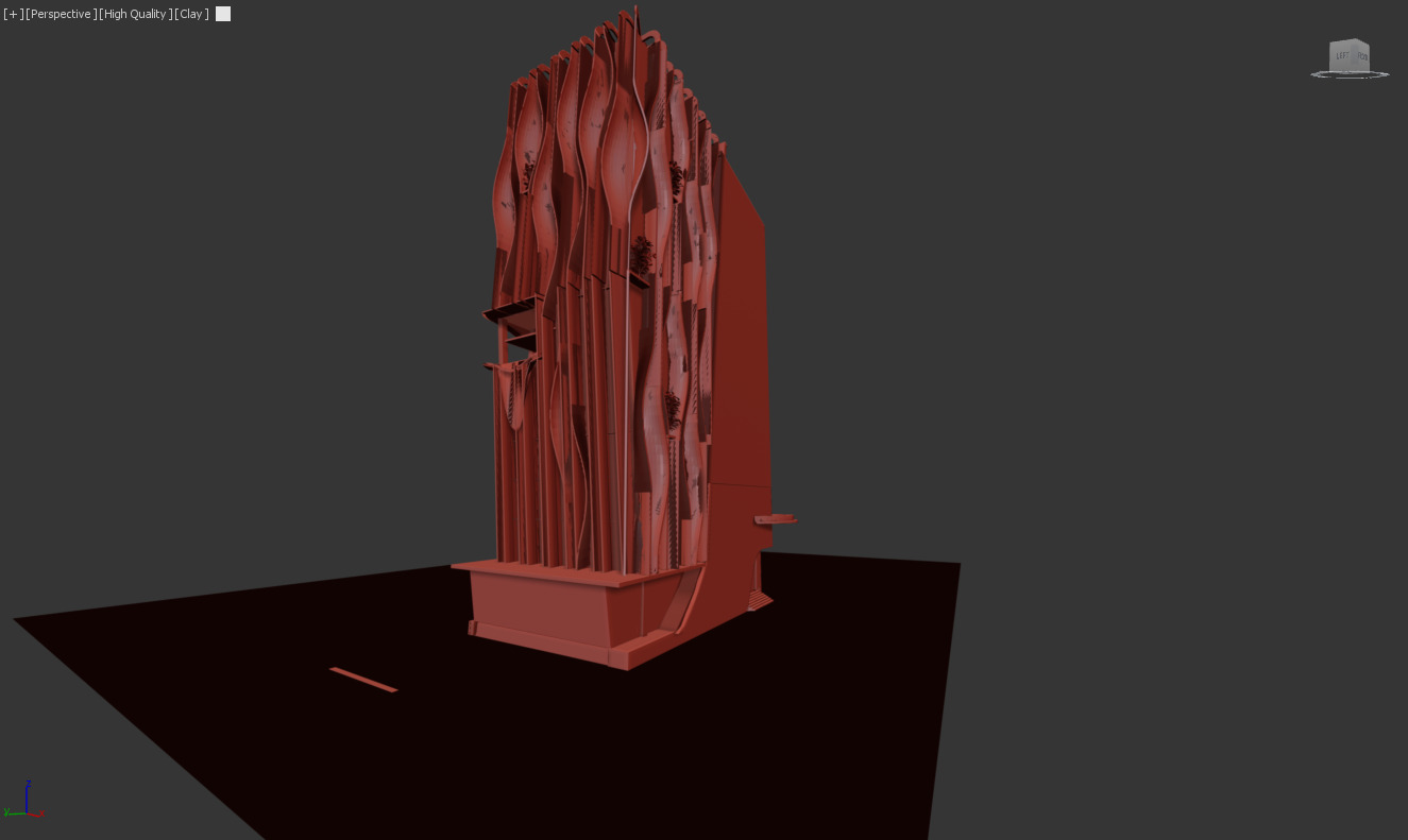 High-Rise Commercial Building  3D model_5