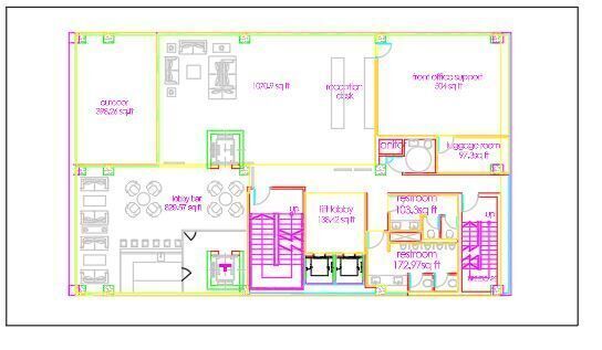 High-Rise Commercial Building  3D model_15