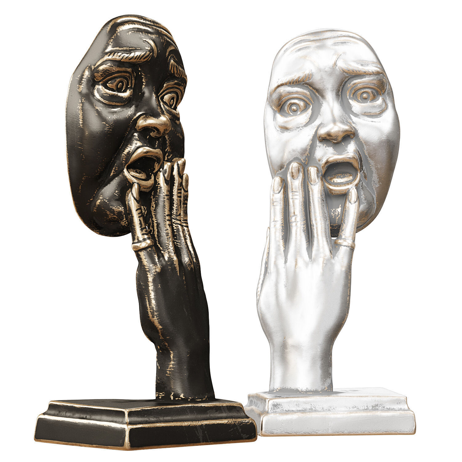 Creative Sculpture Astonishment 3D model_1