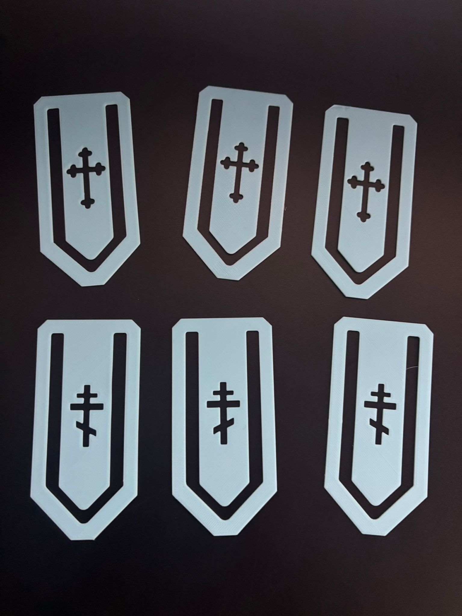 Shield of Faith Bookmark - Russian Orthodox 3D print model_1