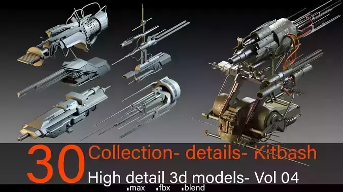 30- Collection- Kitbash details- Vol 04