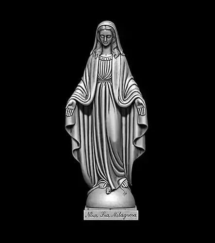 Virgin Miraculous Medal - Virgen Medalla milagrosa Restaurad