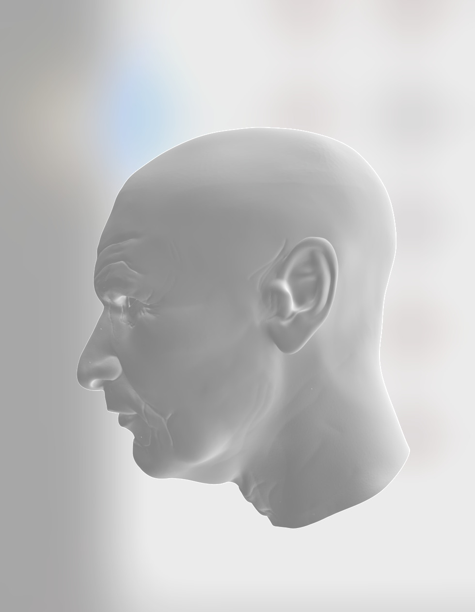 Indiana Jones Dial of Destiny older Han Solo Hat Bust 3D print model_1