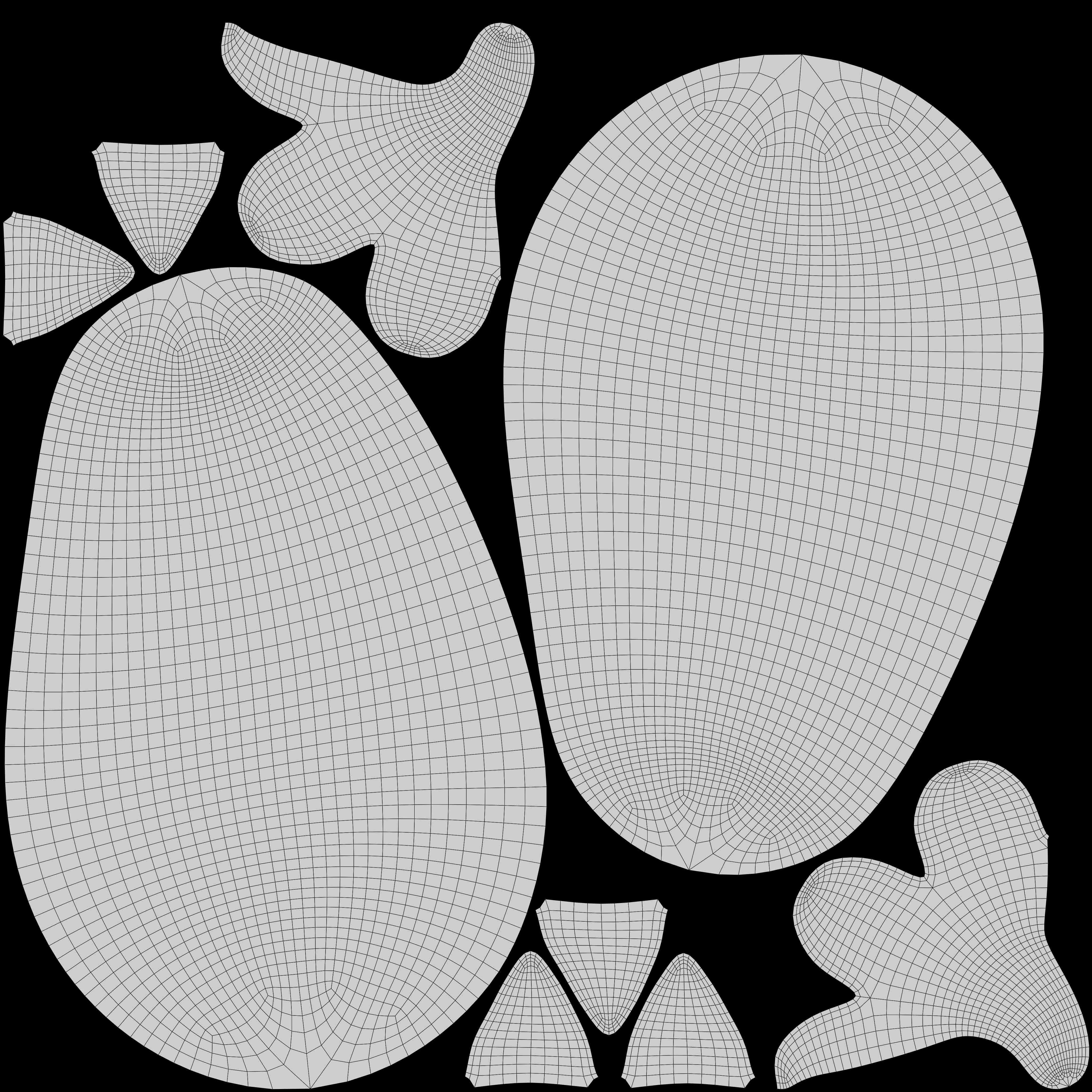 Stylized Eggplant 3D model_8