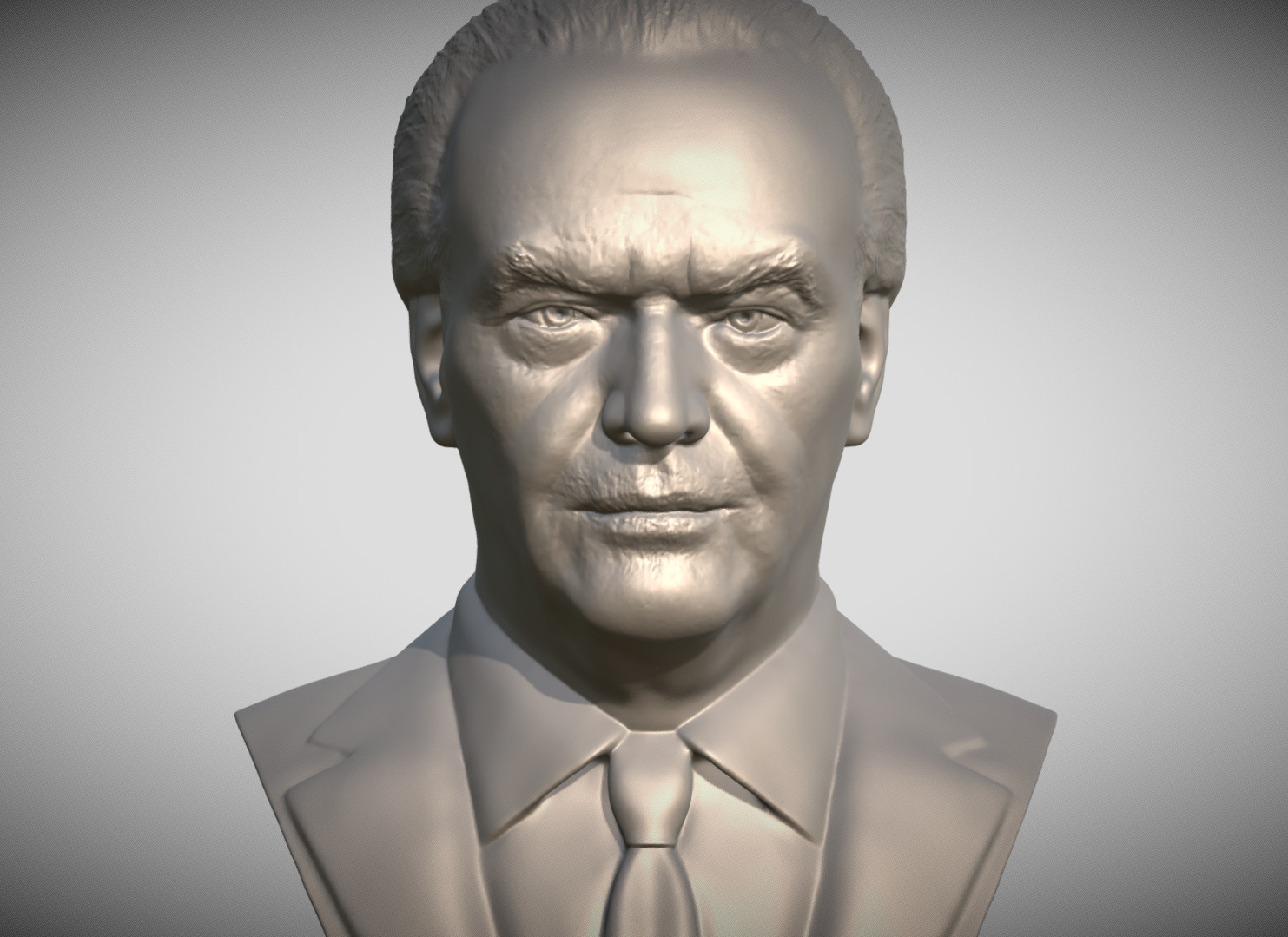 Jack Nicholson bust 3D print model_9