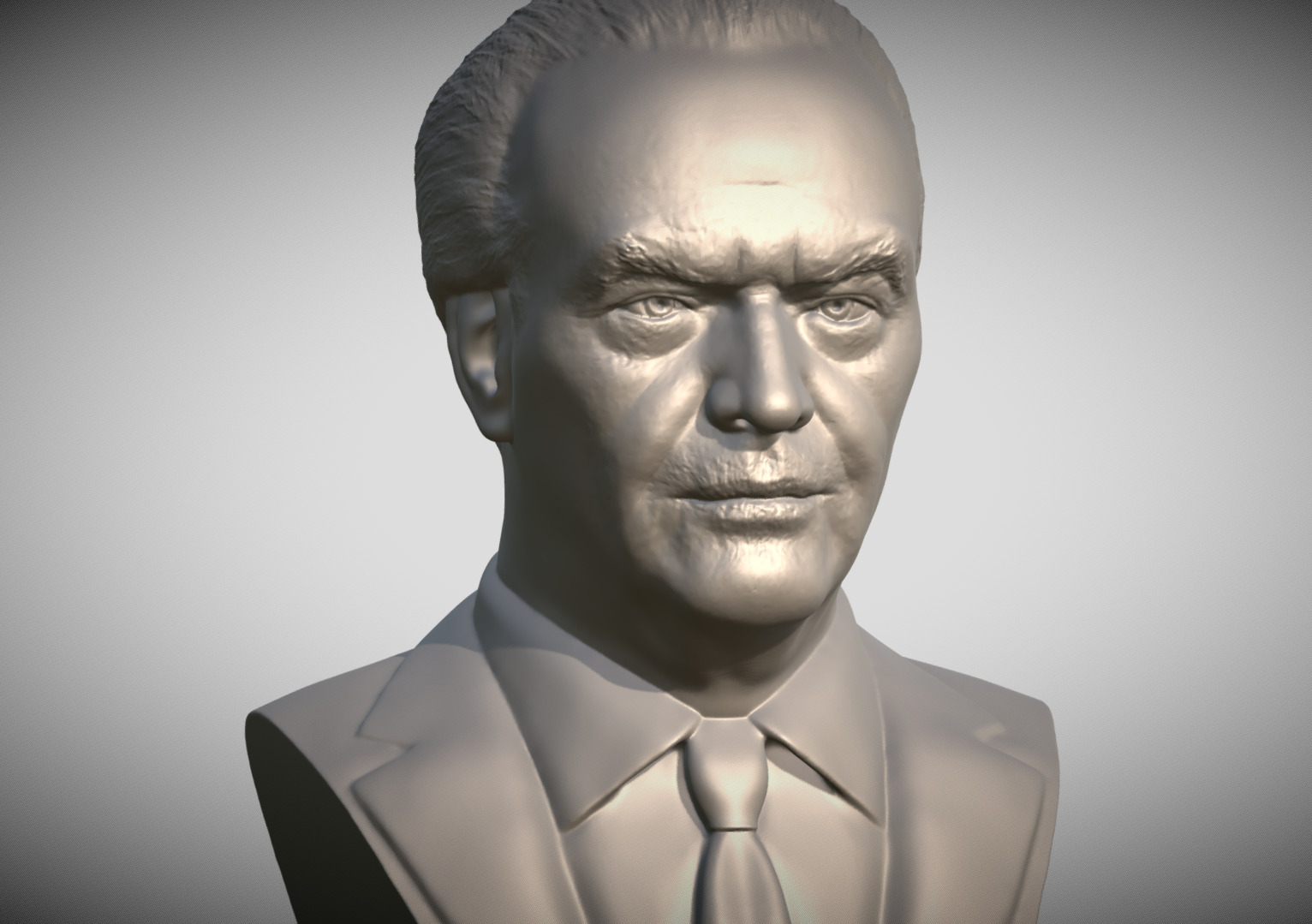 Jack Nicholson bust 3D print model_8