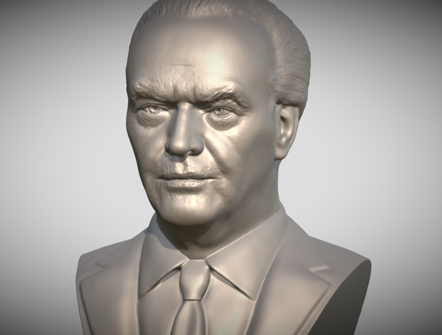 Jack Nicholson bust 3D print model_1