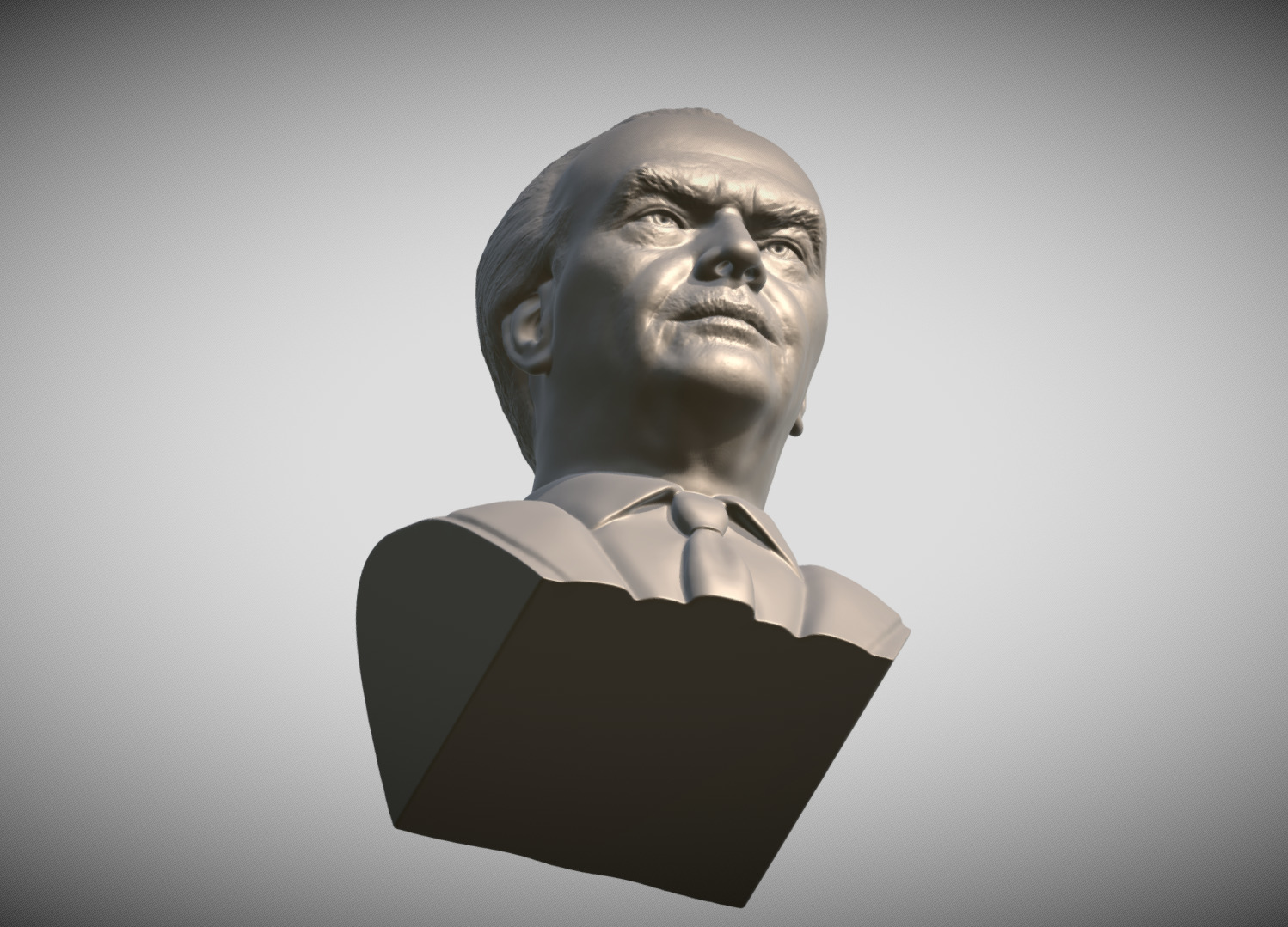 Jack Nicholson bust 3D print model_12