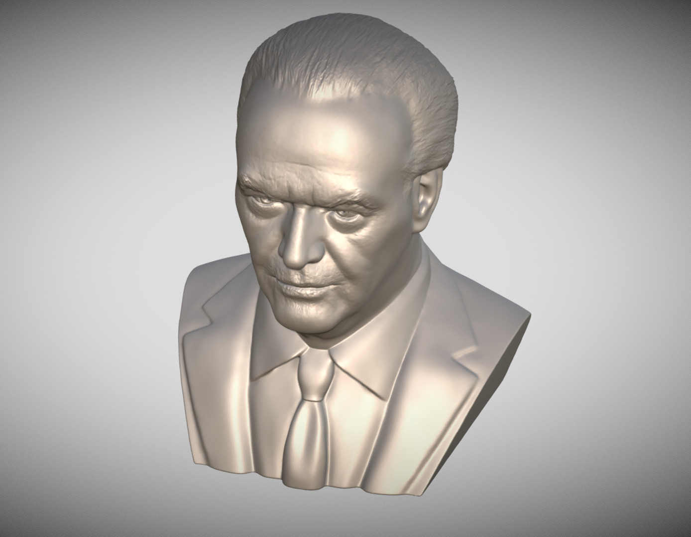 Jack Nicholson bust 3D print model_11