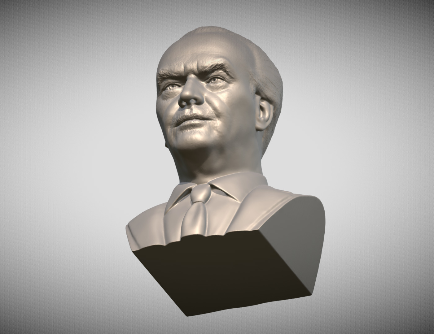 Jack Nicholson bust 3D print model_13