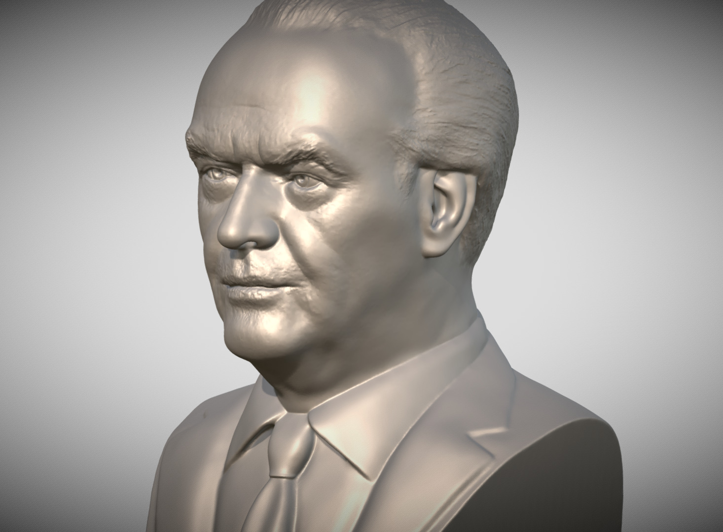 Jack Nicholson bust 3D print model_2