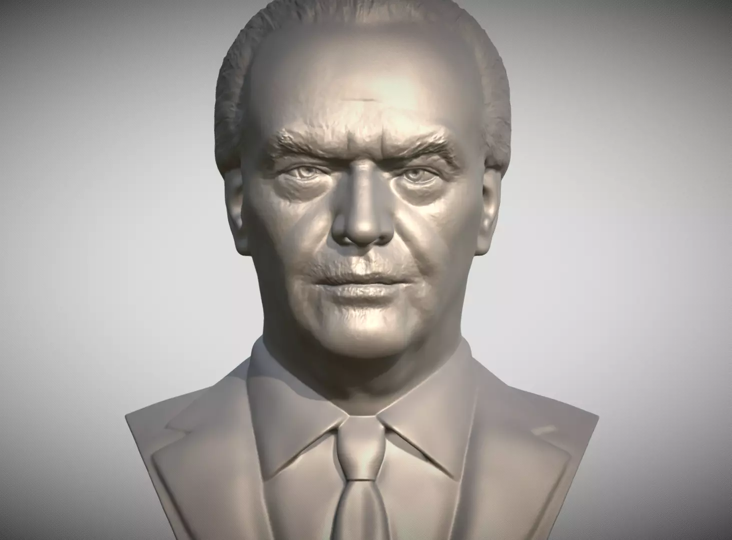 Jack Nicholson bust 3D print model_0