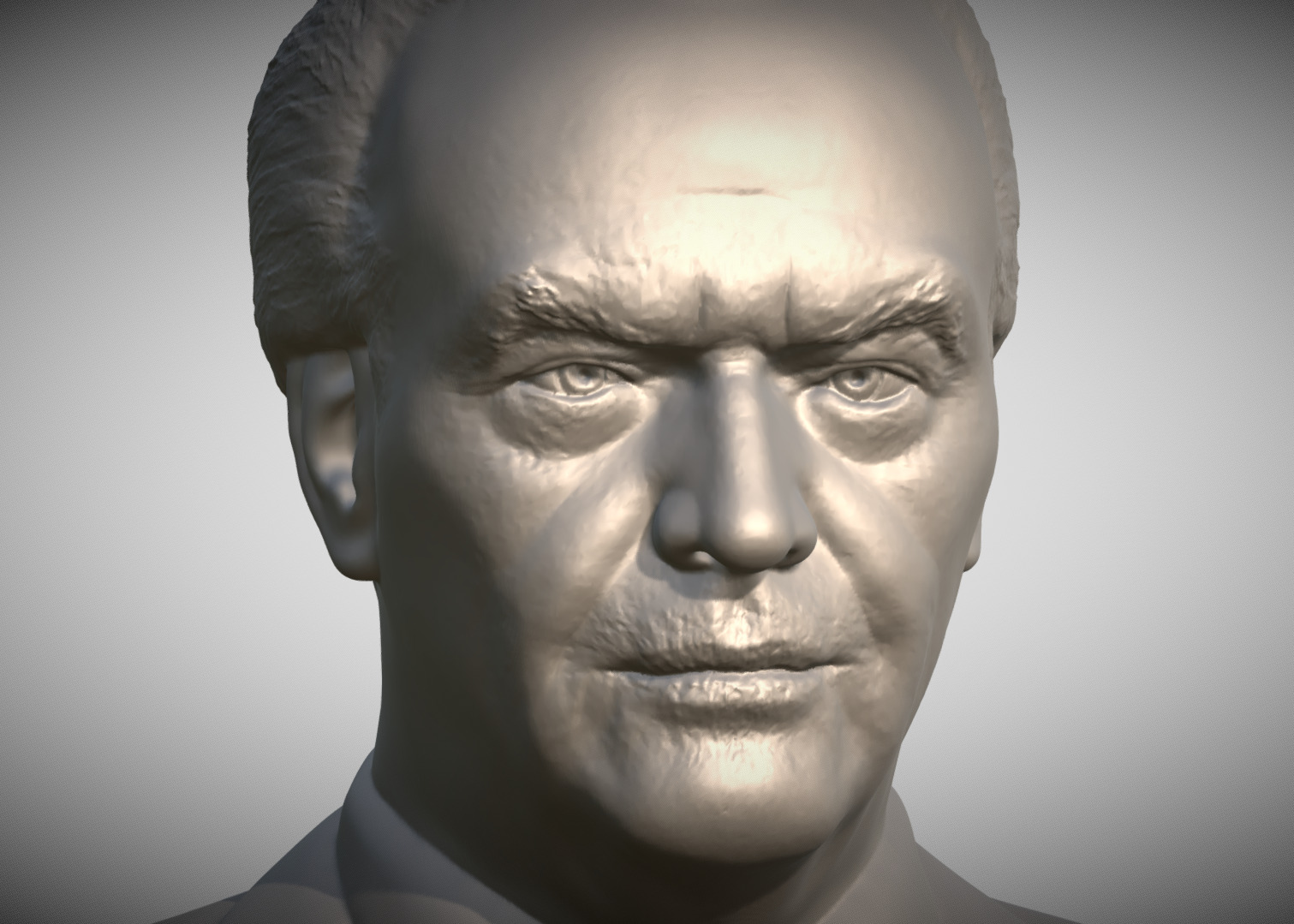 Jack Nicholson bust 3D print model_14