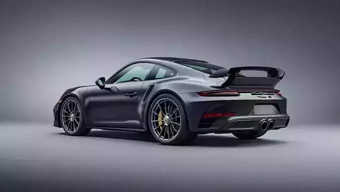 Porsche 911 Turbo S 2021 3d Model