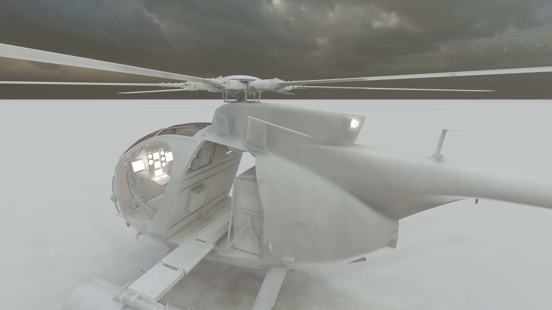 Boeing MH-6M Little Bird 3D model_27