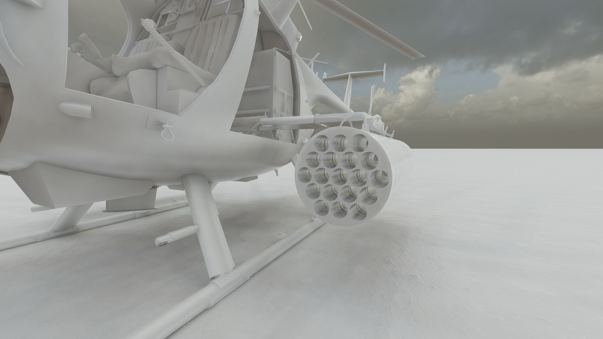 Boeing MH-6M Little Bird 3D model_34