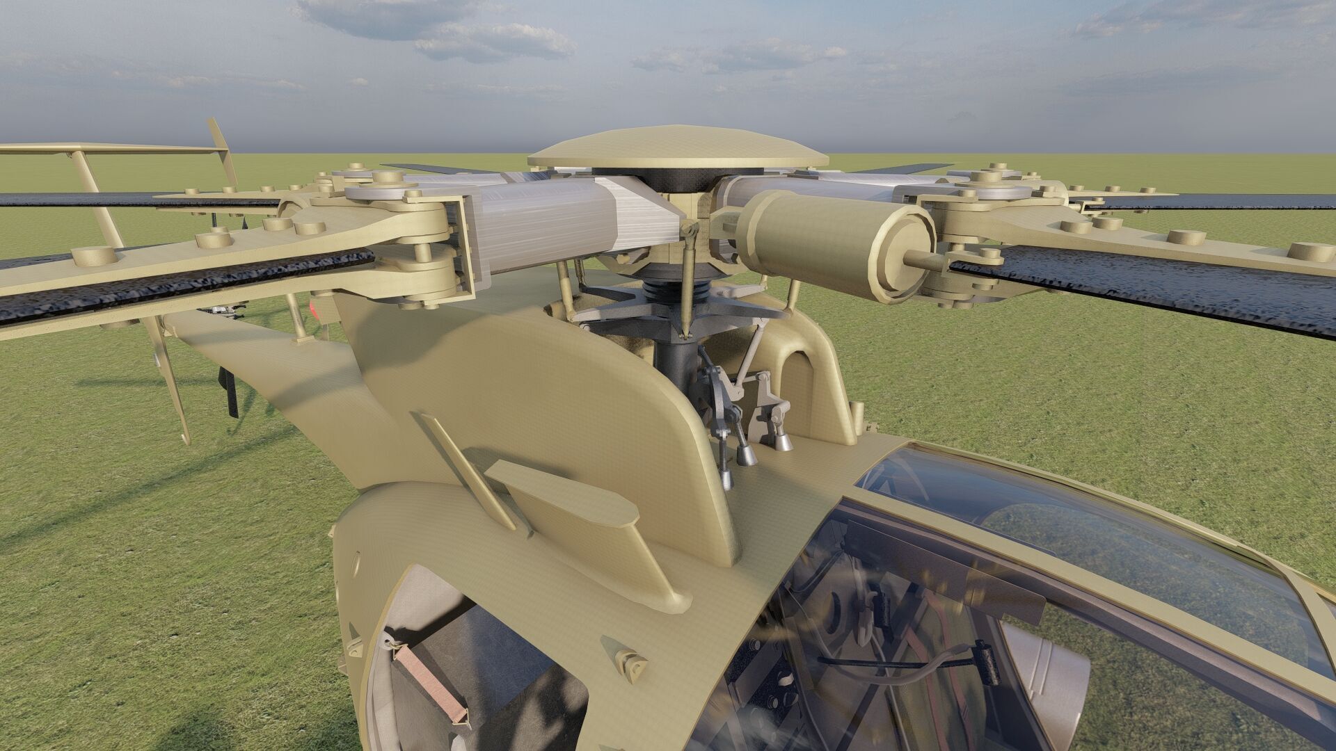 Boeing MH-6M Little Bird 3D model_14