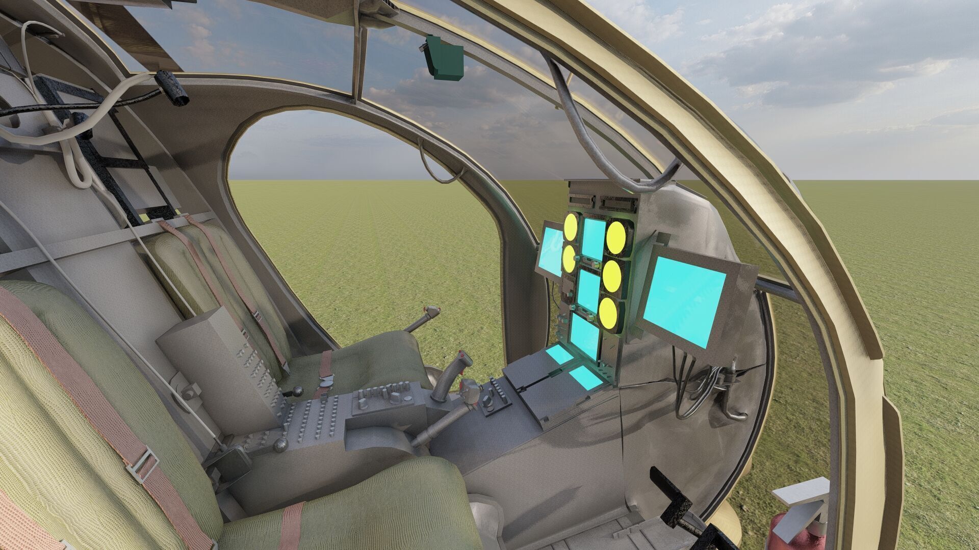 Boeing MH-6M Little Bird 3D model_13