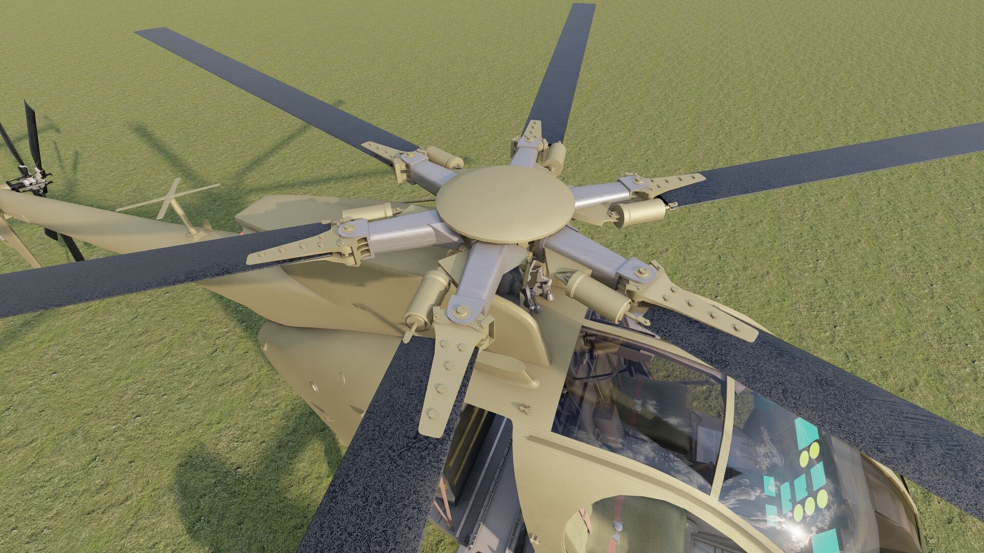Boeing MH-6M Little Bird 3D model_15